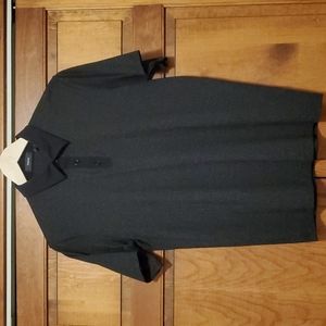 Theory | Tech Polo | Black Multi Wave Knit